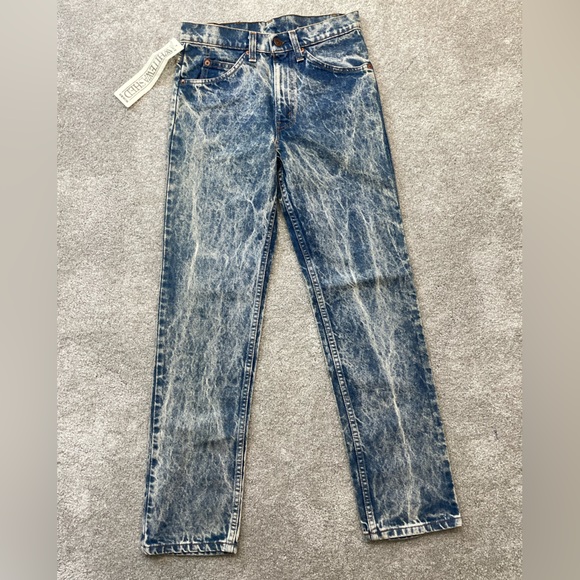 Levi's 509 RARE USA Made DeadStock New White-Washed Orange Tag Punk Vintage - Picture 4 of 8